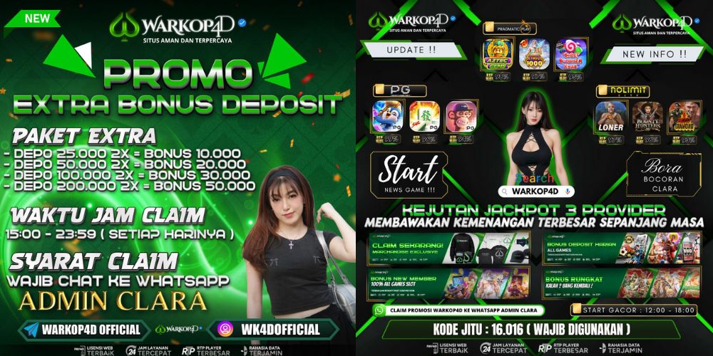 EVENT BONUS ABSENSI HARIAN DAN BOCORAN TERPDATE WARKOP4D